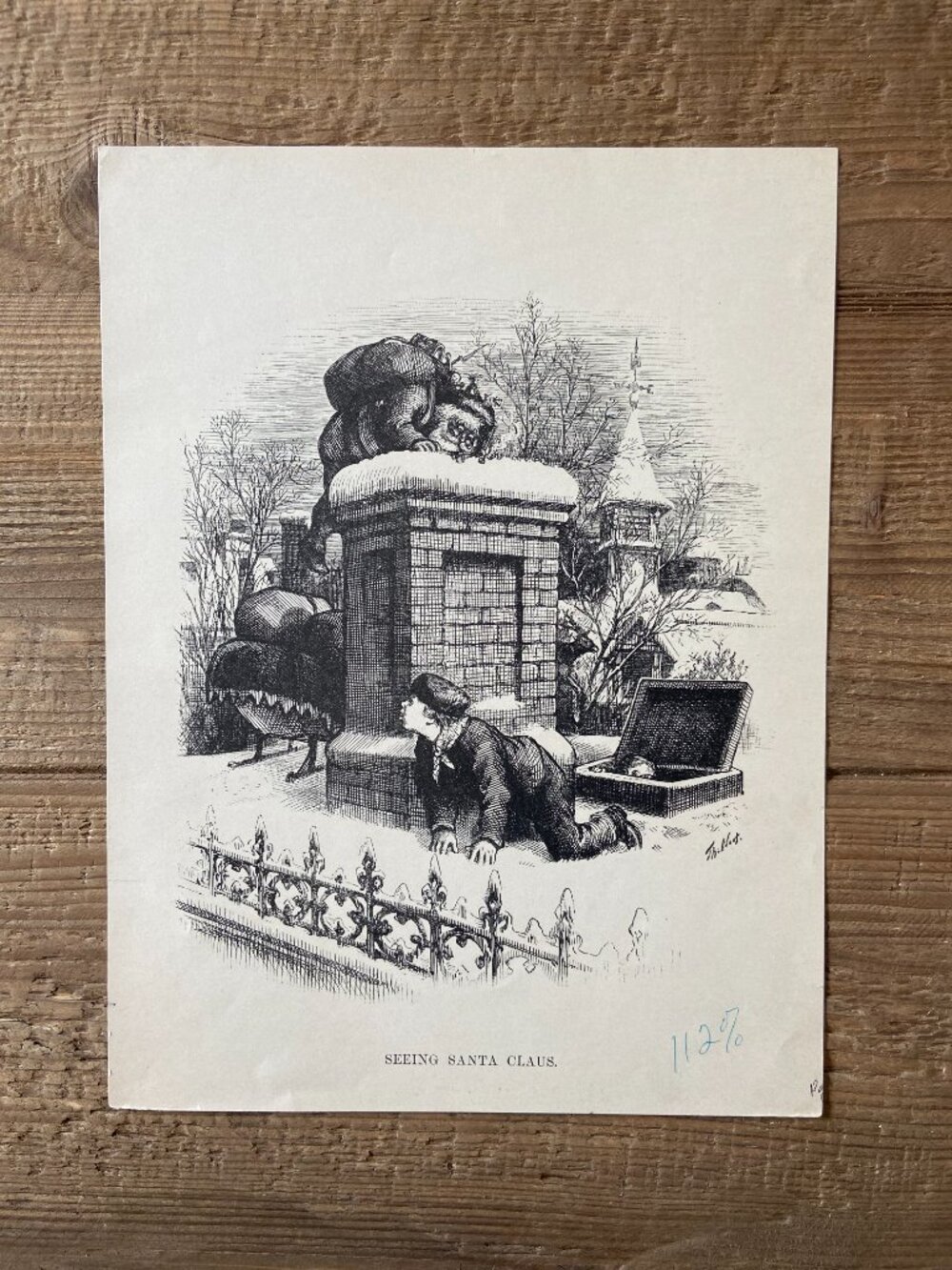 Thomas Nast, Santa, Antique Print